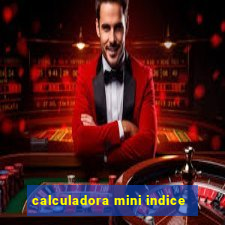 calculadora mini indice